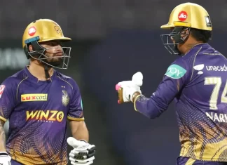 कोलकाता नाइट राइडर्स ने आईपीएल-18 में राजस्थान रॉयल्स को हराकर पहली जीत दर्ज की Kolkata Knight Riders one home match to be rescheduled