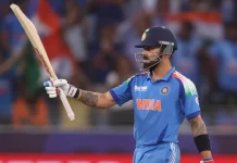 विराट कोहली आईसीसी वनडे बल्लेबाज रैंकिंग में चौथे स्थान पर पहुंचे l93420250305135203