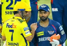 महेंद्र सिंह धोनी ने 11 गेंदों में 26 रन ठोककर दिलाई रोमांचक जीत RISHABH PANT AND MS DHONI 2025 04 67cc43b1bea969540c0c4a451d04d399