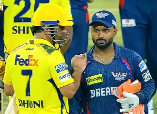 महेंद्र सिंह धोनी ने 11 गेंदों में 26 रन ठोककर दिलाई रोमांचक जीत RISHABH PANT AND MS DHONI 2025 04 67cc43b1bea969540c0c4a451d04d399