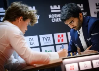 नॉर्वे चेस टूर्नामेंट- कार्लसन ने गुकेश को हराया 202505273413526