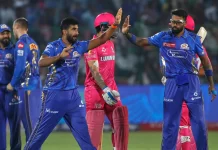 मुंबई टॉप पर, राजस्थान प्लेऑफ की दौड़ से बाहर – IPL 2025 में बड़ा उलटफेर India IPL Cricket 31 1746117444412 1746117459346