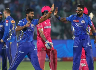 मुंबई टॉप पर, राजस्थान प्लेऑफ की दौड़ से बाहर – IPL 2025 में बड़ा उलटफेर India IPL Cricket 31 1746117444412 1746117459346
