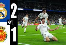 ला लीगा- रियल मैड्रिड ने मायोर्का को 2-1 से हराया images (3)