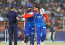 कुलदीप यादव ने मुकेश कुमार पर दिखाया गुस्सा u8s23h5g rishabh pant kuldeep yadav 625x300 18 April 24