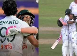 गॉल टेस्ट के पहले दिन शांतो और मुशफिकुर की सेंचुरी SL vs BAN