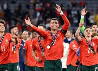 पुर्तगाल ने दूसरी बार UEFA नेशंस लीग खिताब जीता image 2025 06 09T165007.741