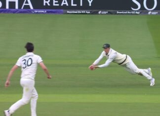 लाबुशेन का जबरदस्त डाइविंग कैच—तेम्बा बावुमा आउट image 2025 06 13T110530.702