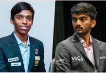 भारत के युवा ग्रांडमास्टर र. प्रज्ञानंदा ने लाइव FIDE रेटिंग में वर्तमान विश्व चैम्पियन दाम्बाराजू गुकेश (D Gukesh) को पीछे छोड़ दिया images (36)