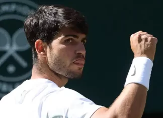 कार्लोस अल्काराज लगातार तीसरे विंबलडन फाइनल में पहुंचे alcaraz 1 1752250423