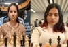 “FIDE विमेंस वर्ल्ड कप फाइनल: पहली बार दो भारतीय खिलाड़ी—कोनेरू हम्पी और दिव्या देशमुख” divya deshmukh vs humpy koneru medium 1233 150