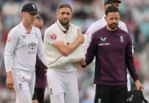 इंग्लिश पेसर क्रिस वोक्स ओवल टेस्ट से बाहर हुए chris woakes 70889468