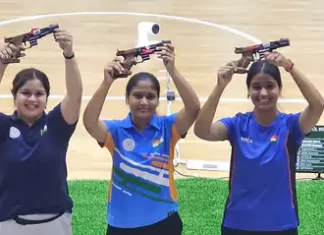 एशियाई शूटिंग चैंपियनशिप के आठवें दिन भारत ने जीते 8 पदक image 1 junior 25 m pistol 1756176627