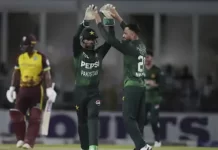 पाकिस्तान ने वेस्ट इंडीज़ को पहले टी‑20 में 14 रनों से हराया — सीरीज में 1‑0 की बढ़त image resize color correction and ai 44 1754025403