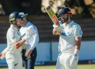 बुलावायो टेस्ट में न्यूजीलैंड की टीम 307 रन पर ऑल‑आउट — पहले इनिंग में 158 रन की बढ़त moments 27 1753976900