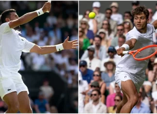 जोकोविच 14वीं बार US ओपन के सेमीफाइनल में पहुंचे wimbledon 2025 novak djokovic reaches semifinal record 14th time fabio cobolli jannik sinner 7de198e8ced33fb5e2cc14116451cbe9