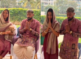 हार्दिक अपनी गर्लफ्रेंड के साथ पूजा करते दिखे image 2025 11 19T140856.221