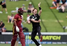 वेस्टइंडीज आखिरी वनडे में 161 पर ऑलआउट: कमजोर बल्लेबाज़ी ने श्रृंखला जीतने का मौका गंवाया image resize color correction and ai 2025 11 22t10 1763787258