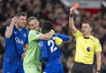 प्रीमियर लीग में विवाद: इद्रिसा गुए द्वारा साथी खिलाड़ी कीन को थप्पड़ मारने की घटना—तनाव, टीम स्पिरिट और फुटबॉल संस्कृति का विश्लेषण unnamed 7 1764048328