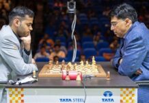 टाटा स्टील चेस टूर्नामेंट में विवाद, प्रागननंदा द्वारा घड़ी बंद करने पर उठा सवाल image 2026 01 09T162354.683