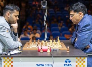 टाटा स्टील चेस टूर्नामेंट में विवाद, प्रागननंदा द्वारा घड़ी बंद करने पर उठा सवाल image 2026 01 09T162354.683