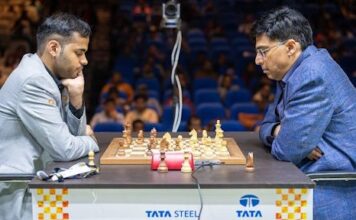 टाटा स्टील चेस टूर्नामेंट में विवाद, प्रागननंदा द्वारा घड़ी बंद करने पर उठा सवाल image 2026 01 09T162354.683