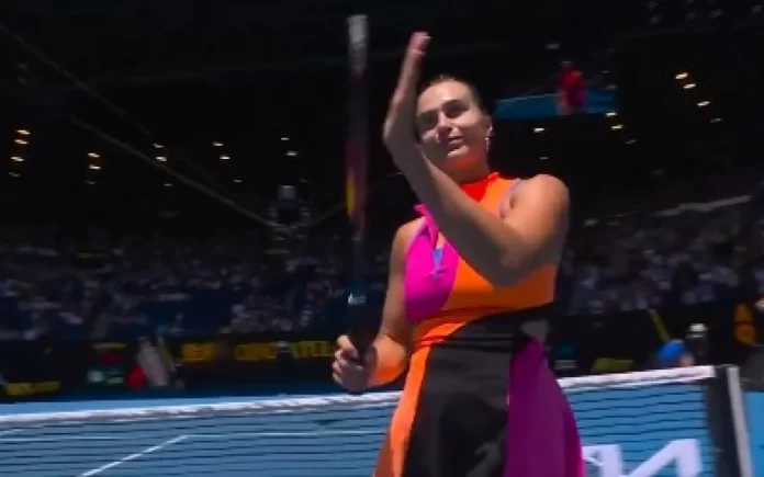 image of australian open aryna sabalenka defeated chinese player and made place in third round