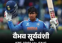 अंडर-19 वर्ल्ड कप फाइनल में वैभव का हाईएस्ट स्कोर, इतिहास में दर्ज हुई पारी 12 1770374423