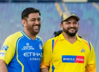 चेन्नई सुपर किंग्स रीयूनियन में धमाल: महेंद्र सिंह धोनी–ड्वेन ब्रावो का ‘Champion’ पर डांस वायरल 58pti03222026000205a 1774191955