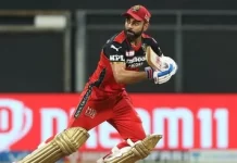 कोहली का तूफानी अंदाज़, 19 गेंदों में ठोके 45 रन ViratKohli7 1