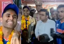 कप्तान सूर्या वर्ल्ड चैंपियन बनने के बाद हनुमान मंदिर पहुंचे, भगवान के दर्शन कर जताई कृतज्ञता india hanuman temple surya gambhir 1773023273956