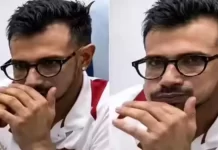 फ्लाइट में ई-सिगरेट पीते दिखे युजवेंद्र चहल, VIDEO वायरल होने के बाद सोशल मीडिया पर मचा बवाल Yuzvendra Chahal seen vaping in flight to Hyderabad Watch Video