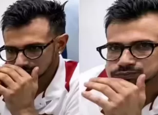 फ्लाइट में ई-सिगरेट पीते दिखे युजवेंद्र चहल, VIDEO वायरल होने के बाद सोशल मीडिया पर मचा बवाल Yuzvendra Chahal seen vaping in flight to Hyderabad Watch Video